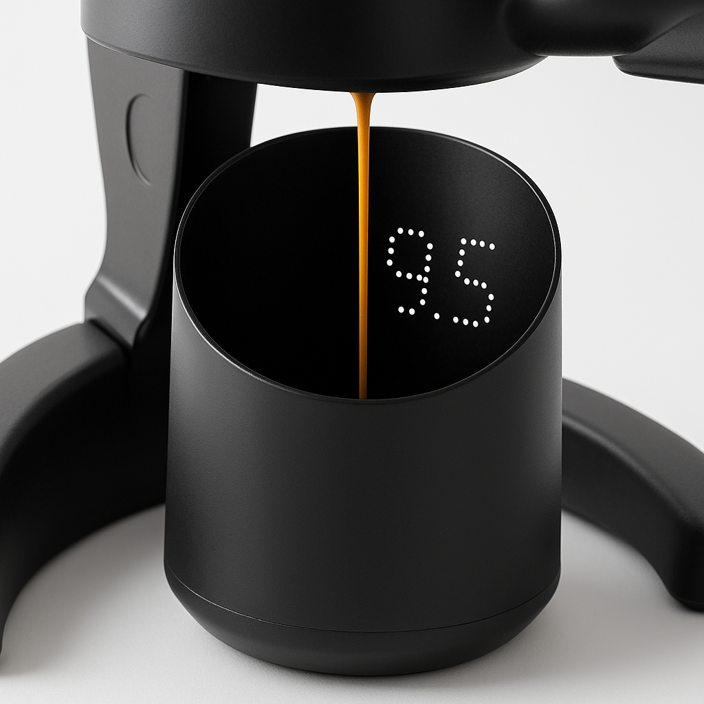 Oval Coffee Electronic Scale